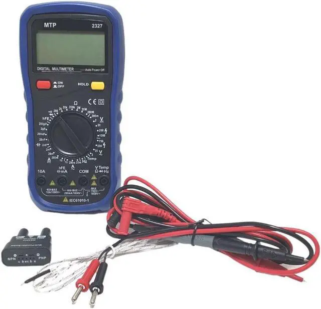 Alt view image 6 of 6 - MTP 2327 - MULTIMETER DIGITAL 10A W/BASIC TEMP RES AMP DIODE VOLT HERTZ
