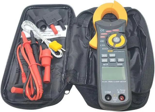 Alt view image 4 of 5 - MTP 3096 - MULTIMETER DIGITAL CLAMP AC/DC catiii 600vac/1000a