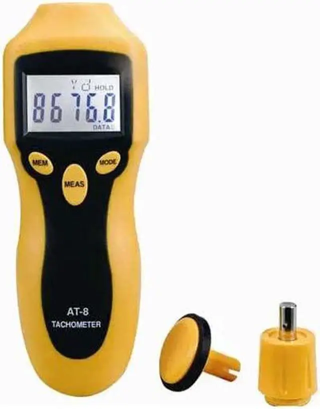 Main image of MTP AT-8 - DIGITAL TACHOMETER 1 TO 99 999 RPM RES-1RPM D-50-500MM MEM-40