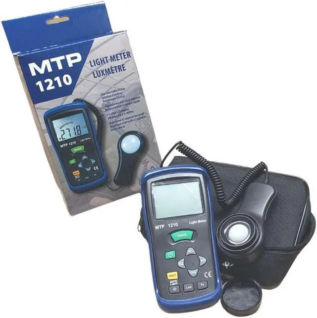 Alt view image 3 of 5 - MTP 1210 - LIGHT METER 0-30 000FC 5% 0.01FC 0-300 000LUX 5% 0.01LUX