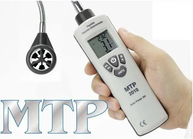 Main image of MTP 2010 - THERMO-ANEMOMETER DIGITAL MINI VANE GOOSENECK
