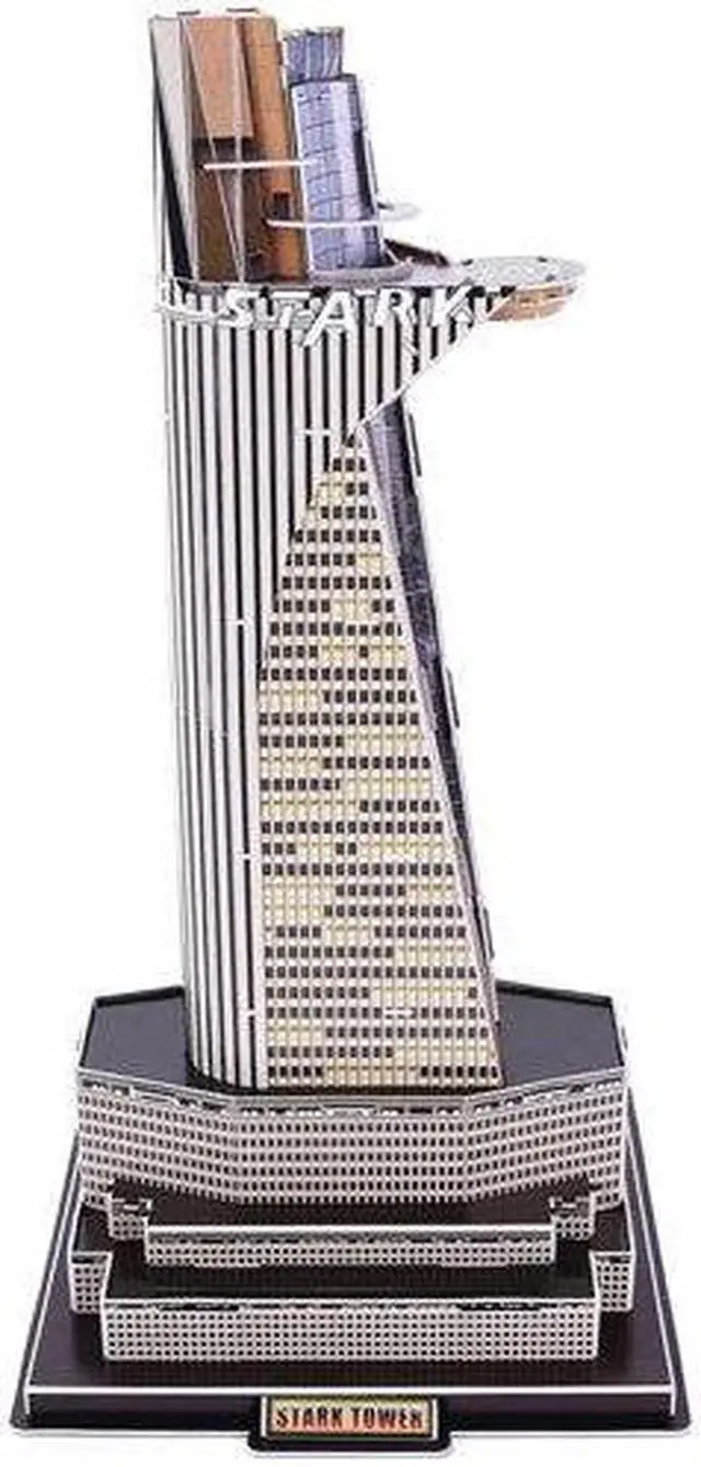 Alt view image 2 of 4 - 51024 - STARK TOWER MARVEL 3D PAPER PUZZLE 67PC