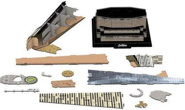 Alt view image 4 of 4 - 51024 - STARK TOWER MARVEL 3D PAPER PUZZLE 67PC