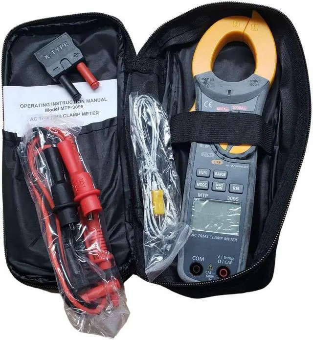 Alt view image 2 of 5 - MTP 3095 - AC DIGITAL CLAMP METER TRUE RMS