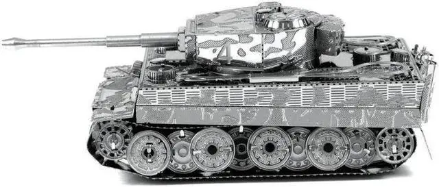 Alt view image 2 of 6 - MMS203C1 - TIGER 1 TANK. METAL EARTH 3D LASER CUT MODEL