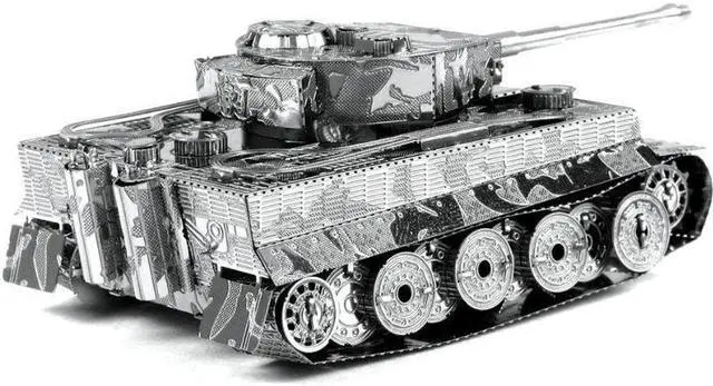Alt view image 3 of 6 - MMS203C1 - TIGER 1 TANK. METAL EARTH 3D LASER CUT MODEL