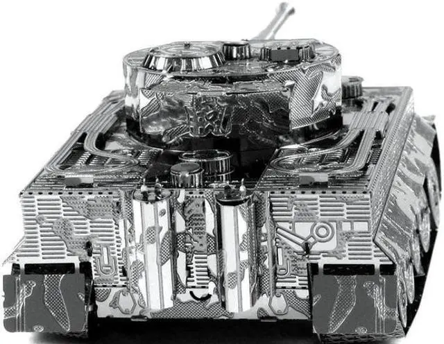 Alt view image 4 of 6 - MMS203C1 - TIGER 1 TANK. METAL EARTH 3D LASER CUT MODEL