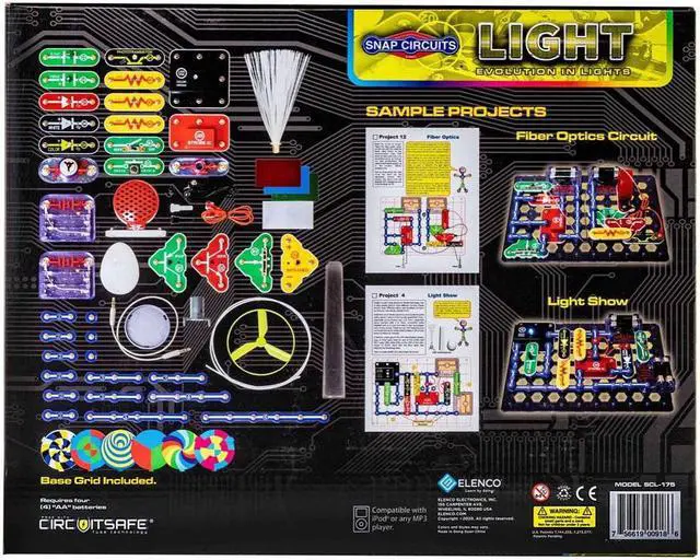 Alt view image 3 of 4 - SCL-175 - SNAP CIRCUITS-175 PROJECTS LIGHT ***LIMIT 5 PCS PER CUSTOMER***