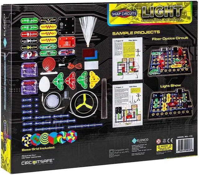 Alt view image 4 of 4 - SCL-175 - SNAP CIRCUITS-175 PROJECTS LIGHT ***LIMIT 5 PCS PER CUSTOMER***