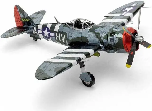 Alt view image 3 of 3 - ME1002 - P-47 THUNDERBOLT METAL EARTH 3D METAL MODEL KIT