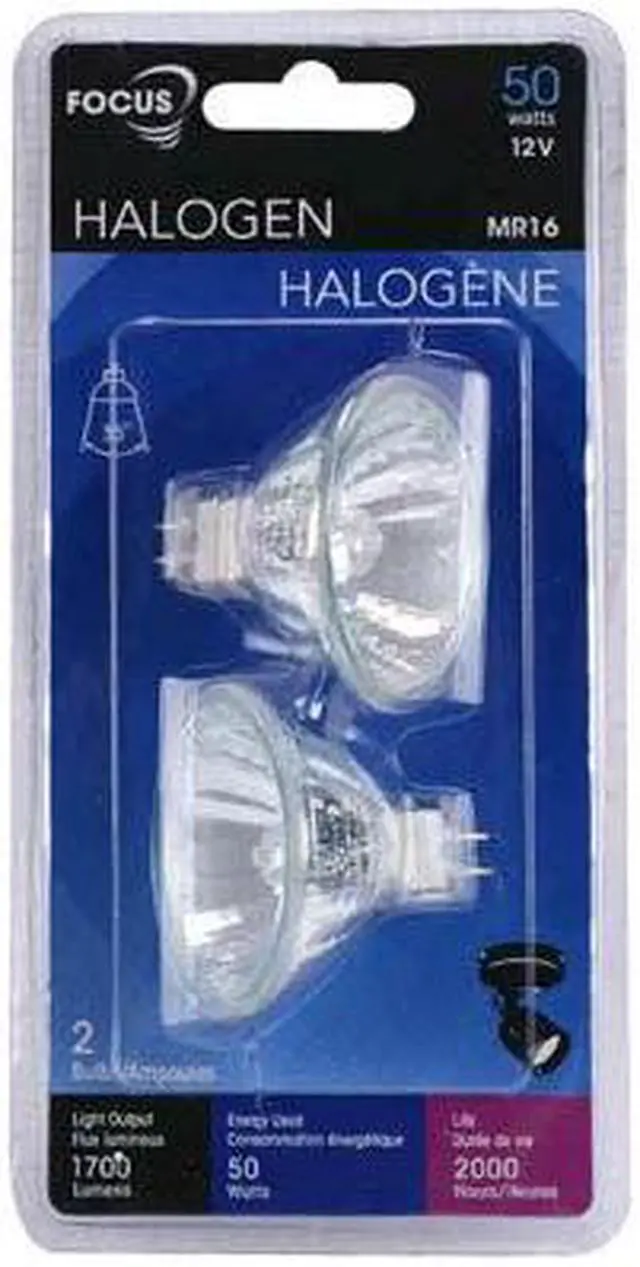 Main image of 86203 - BULB 12V 50W 5MM HALOGEN MR16 CLEAR BI-PIN GU5.3 (2 pcs/pkg)