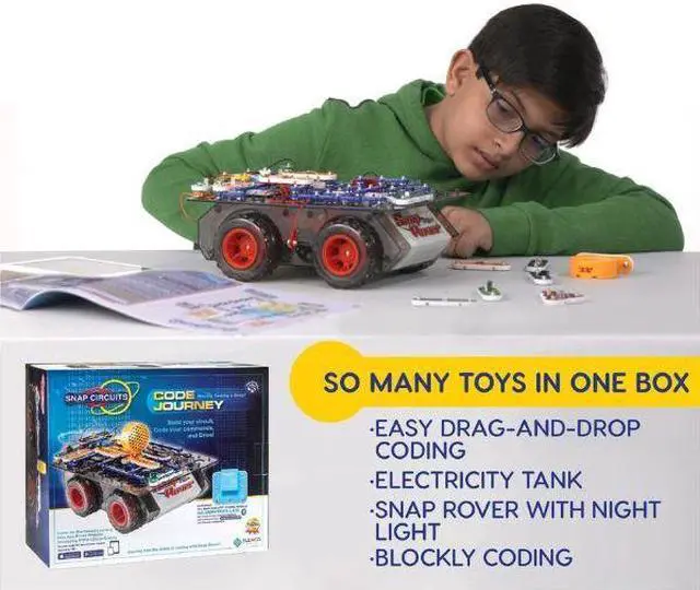 Alt view image 4 of 4 - SCJ404 - SNAP CIRCUITS CODE JOURNEY BLUE TOOTH CONTROLLED STEM