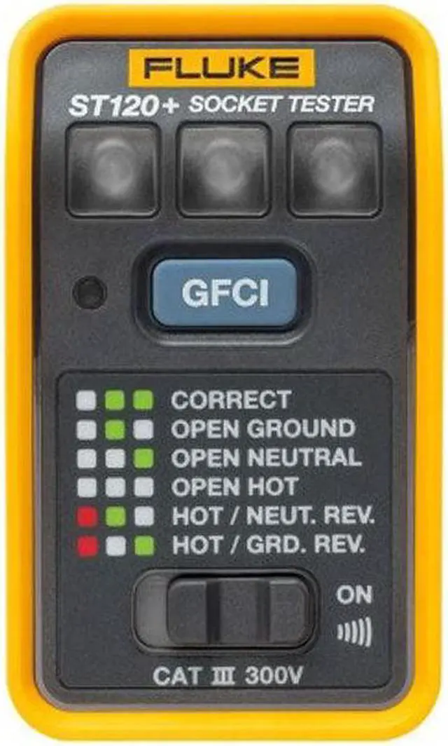 Main image of ST120+ - TESTER RECEPTACLE GFCI WITH BEEPER