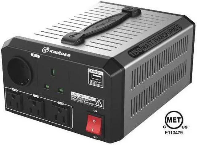 Main image of ULT1150 - TXFR STEPUP/DOWN 110/220 1150W. W/3 US 1 EURO TYPE OUTLET