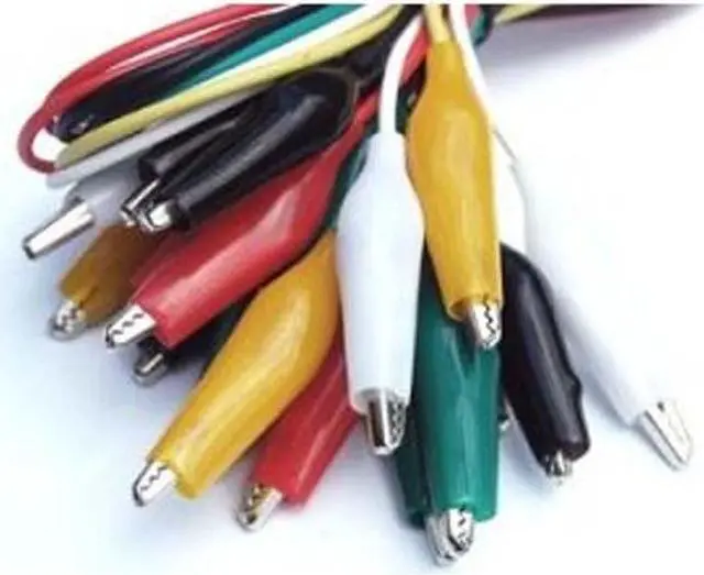 Alt view image 2 of 2 - 02597 - ALLIGATOR JUMPER LEAD SET 21IN 10 LEADS/SET MEDIUM 30MM CLIPS