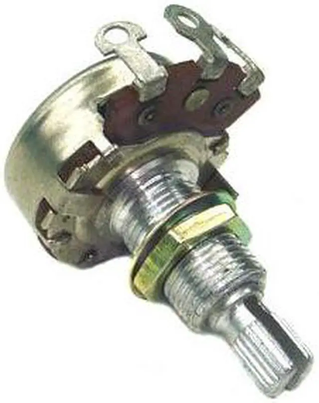 Main image of 2MEG AUD 304-6434 - POT LOG 2M 1/4IN RND 25MM SOL SPLIT KNURL SHAFT