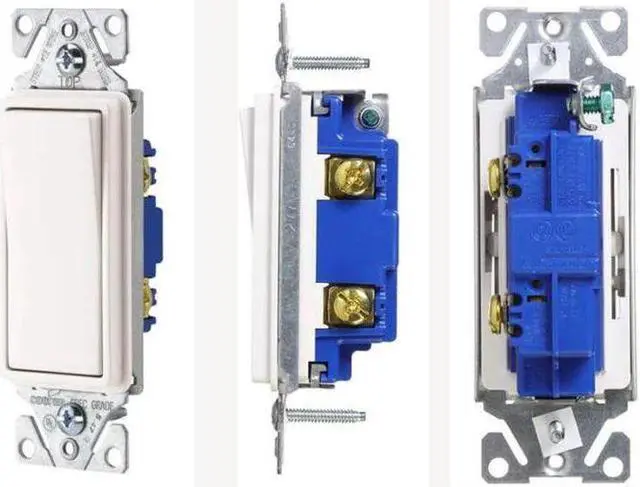 Main image of 7501W - AC SWITCH ROCKER 15A 1P1T ON-OFF DECORA INSERT 120V/277V WHITE