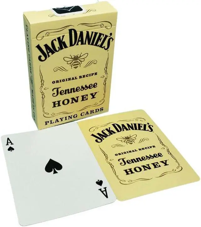 Main image of 024652 - PLAYING CARDS JACK DANIELS ORIGINAL RECIPE TENNESSEE HONEY