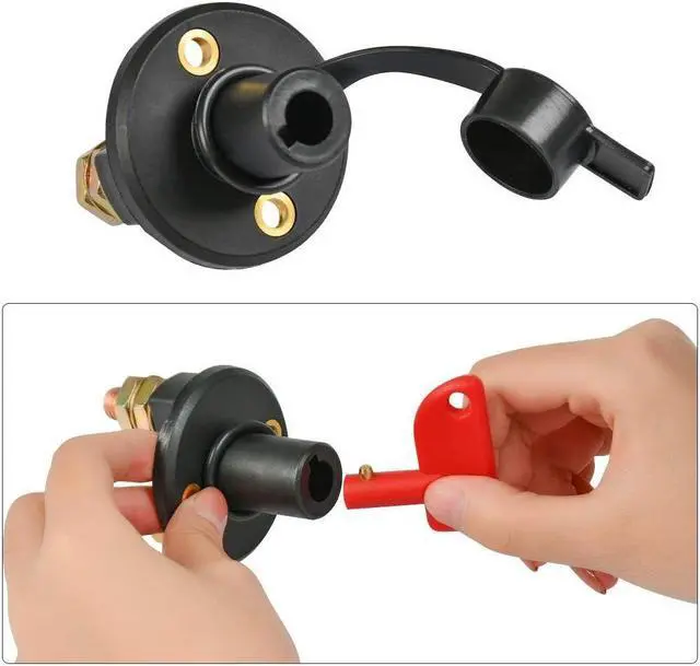 Alt view image 2 of 3 - 917900 - BATTERY CUT OFF SWITCH 350A/12V WITH DETACHABLE KEY