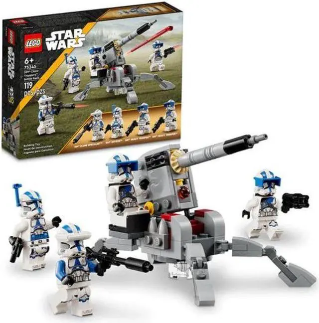 Main image of 75345 - STAR WARS 501ST CLONE TROOPERS BATTLE PACK(119 PCS)