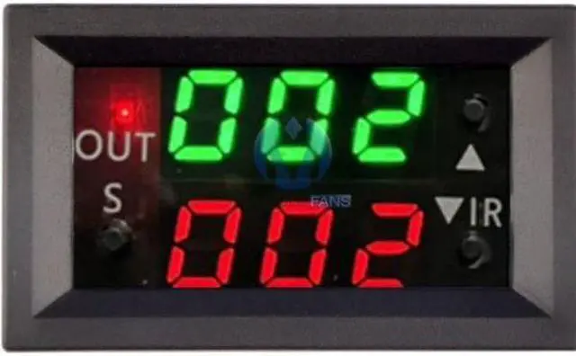 Main image of JNCC-1958A - RELAY TIME DELAY 0-999HRS 1P1T 12vdc DUAL DISPLAY PANEL MOUNT