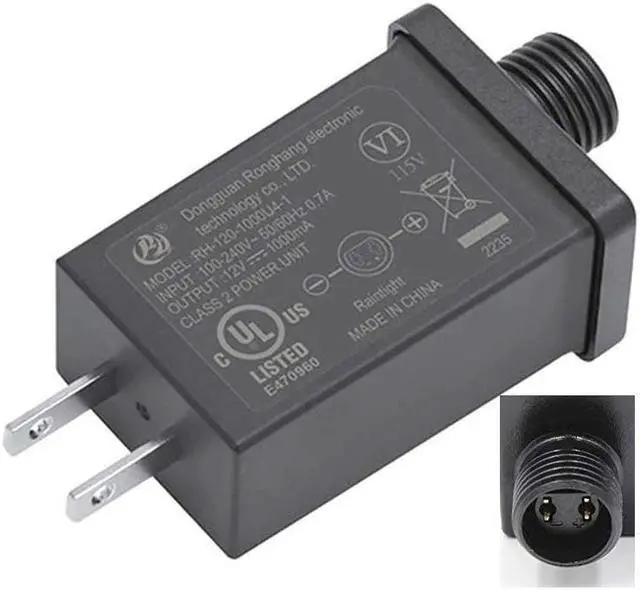 Main image of RH-120-1000U4-1 - PSU SW 12VDC 1A LED TRANSFORMER IP44 CLASS 2 FOR STRING LIGHTS