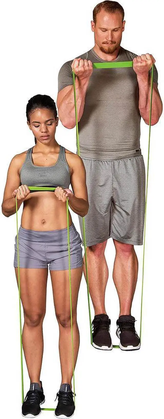 Alt view image 2 of 2 - FT5036 - RESISTANCE BAND POWER LOOP LIGHT 5-33LBS GREEN