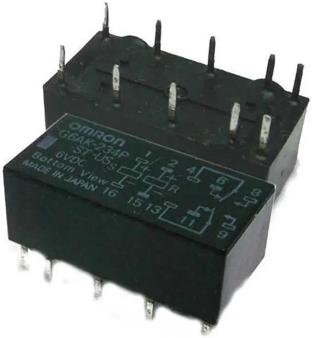 Alt view image 2 of 2 - G6AK-234P-ST-US-DC6 - RELAY DC LATCH 6V 2P2T .6A PCMT 1A/30VDC .6A/110VDC