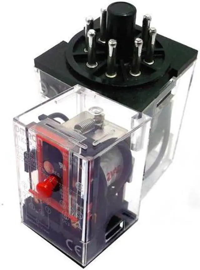 Alt view image 2 of 3 - MK2P-S-AC24 - RELAY AC 24V 2P2T 10A 8P ROUND 10A/250VAC/28VDC