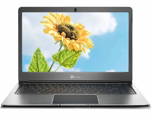 Main image of LincPlus P2 14.1" FHD IPS Laptop, Windows 11 Home S Mode, Intel Celeron N3350, 4GB RAM, 64GB Storage, Metal Body Notebook Computer with USB-C, Expandable SSD for Students & Home Office