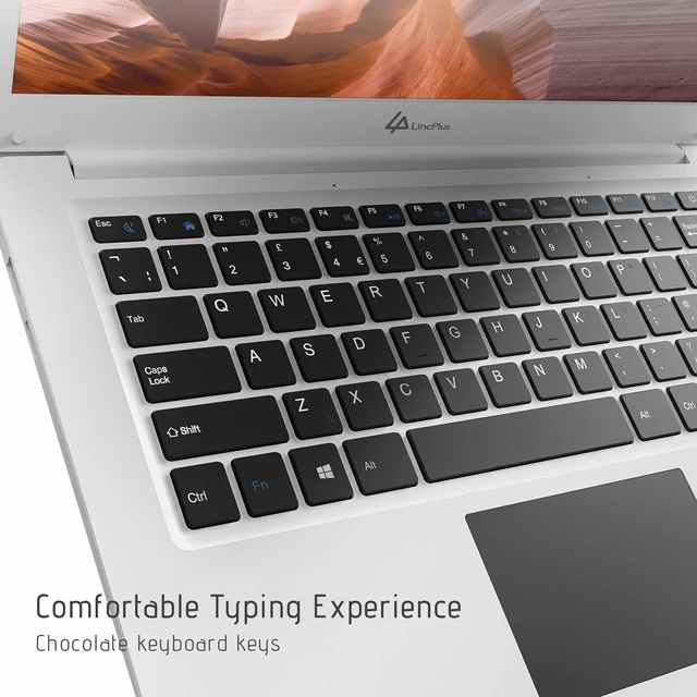 Alt view image 4 of 7 - LincPlus P3 14.1" FHD IPS Laptop, Windows 11 Home S Mode, Intel Celeron N3350, 4GB RAM, 128GB Storage, Lightweight White Notebook Computer for Students, Home Office, Online Learning