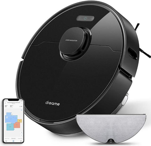  Dreametech L10 Pro Robot Vacuum and Mop, 4000Pa Strong  Suction, 2.5h Runtime, Works with Alexa/Google Home/APP, 3D Obstacle  Avoidance, Superb LiDAR Navigation, Ideal for Pet Hair, Carpets, Hard Floor