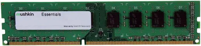 Alt view image 2 of 2 - Mushkin 992028 Essentials 8GB DDR3 1600MHz DIMM Module