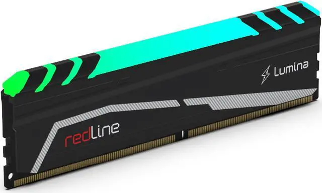 Alt view image 6 of 6 - Mushkin REDLINE Lumina - DDR5 UDIMM - Non-ECC - Dual Channel - LUMINA Heatsink (MLA5C)