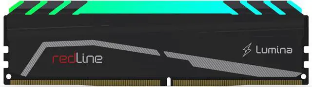 Alt view image 5 of 6 - Mushkin REDLINE Lumina - DDR5 UDIMM - Non-ECC - Dual Channel - LUMINA Heatsink (MLA5C)