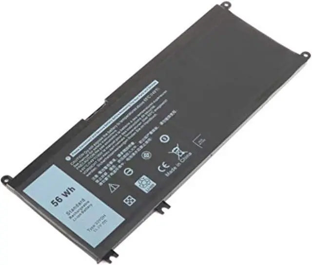 Alt view image 3 of 7 - 33Ydh 56Wh Laptop Battery For Dell Inspiron 17 7000 7778 7779 7786 7773 15 7577 G3 3579 3779 G5 5587 G7 7588 Latitude 13 3380 14 3490 15 3590 3580 Pvht1 P30e P30e001 081Pf3 81Pf3 99Nf2 P72f 4-Cell