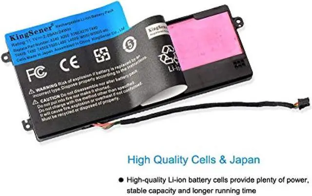 Alt view image 2 of 7 - 11.1V 24Wh 45N1110 45N1111 Internal Battery For Lenovo Thinkpad T440 T440s T450 T450s X240 X250 X260 X270 45N1110 45N1109 45N1112 45N1113 121500144 121500145 121500143 [11.1V 24Wh 2.09Ah]