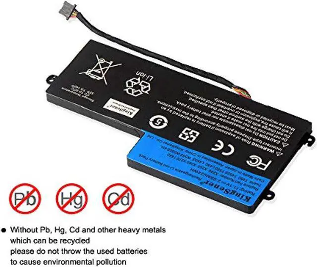 Alt view image 6 of 7 - 11.1V 24Wh 45N1110 45N1111 Internal Battery For Lenovo Thinkpad T440 T440s T450 T450s X240 X250 X260 X270 45N1110 45N1109 45N1112 45N1113 121500144 121500145 121500143 [11.1V 24Wh 2.09Ah]