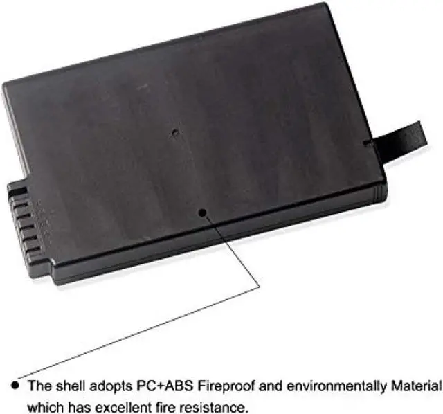 Alt view image 3 of 14 - Dr202 Battery For Getac Bp-Lp2900/33-01Pi Bp-Lc2600/32-01Pi Bp-Lp3070/32-01Pi X500 V100 V200 S400 Rugged Notebook For Dr202i Dr202s Li202s Rs2020 Me202 7800Mah/87Wh