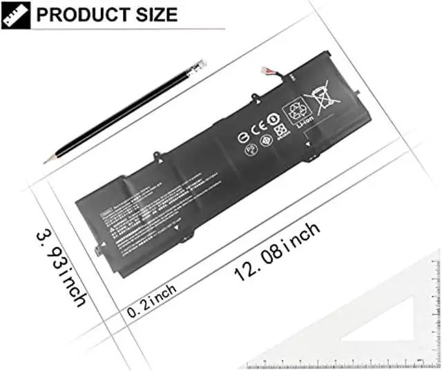 Alt view image 2 of 7 - 928372-855 928427-271 Yb06xl Battery For Hp Spectre X360 Convertible 15-Ch 15T-Ch 15-Ch0xx 15-Ch011dx 15-Ch010tx 15-Ch034ng 15-Ch002tx Hstnn-Db8h Tpn-Q200 928372-856