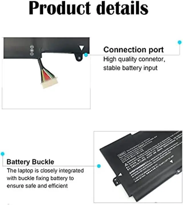 Alt view image 4 of 7 - 928372-855 928427-271 Yb06xl Battery For Hp Spectre X360 Convertible 15-Ch 15T-Ch 15-Ch0xx 15-Ch011dx 15-Ch010tx 15-Ch034ng 15-Ch002tx Hstnn-Db8h Tpn-Q200 928372-856