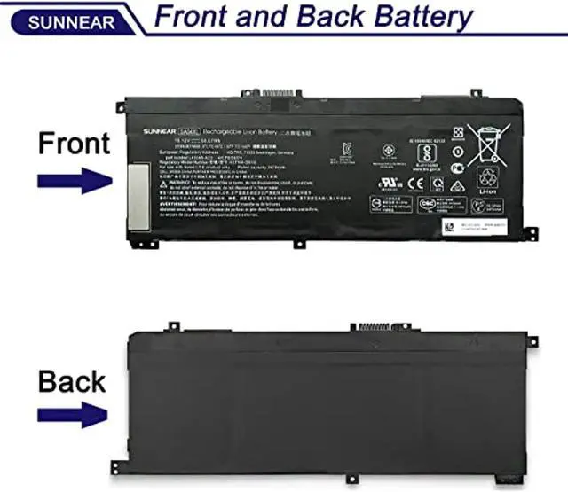 Alt view image 3 of 7 - Sa04xl L43267-005 Laptop Battery Replacement For Hp Envy X360 15-Dr 15-Ds 15M-Dr 15M-Ds 15Z-Ds 15T-Dr 17-Cg 17M-Cg 17T-Cg 15-Dr1xxx 15M-Ds0011dx 15M-Dr0012dx Series L43248-541 Hstnn-Ob1g