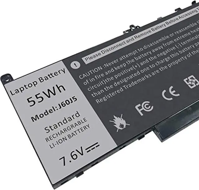 Alt view image 6 of 7 - Battery For Dell Latitude E7470 E7270 7470 7270 7.6V 55Wh Battery Type Mc34y 242Wd 1W2y2 J60j5