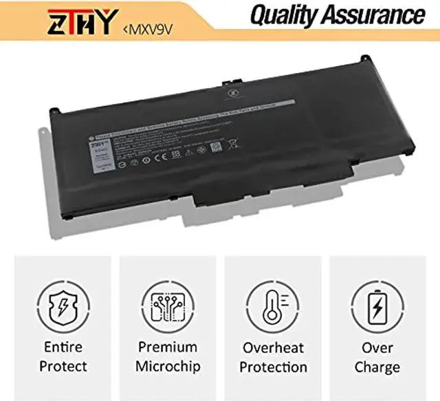 Alt view image 5 of 7 - Mxv9v Laptop Battery Replacement For Dell Latitude 5300 5310 7300 7400 E5300 E5310 E7300 E7400 Inspiron 7300 7306 2-In-1 Series Notebook 5Vc2m 05Vc2m 829Mx 0829Mx 7.6V 60Wh 7500Mah 4-Cell