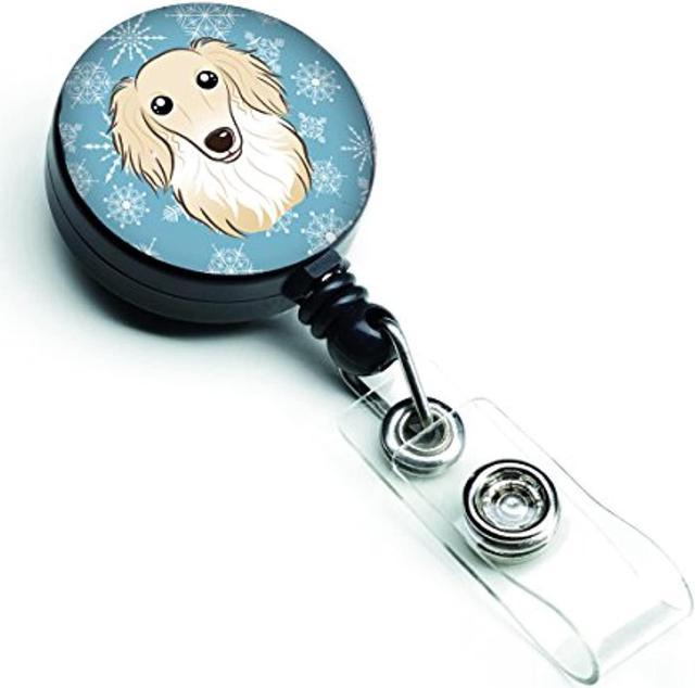 Dachshund Badge Reel