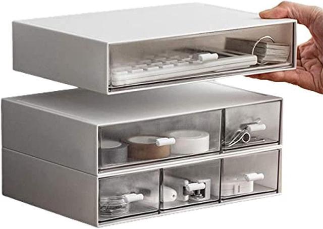 Office Stackable Storage Rack Desktop Sundries Storage Box Desk