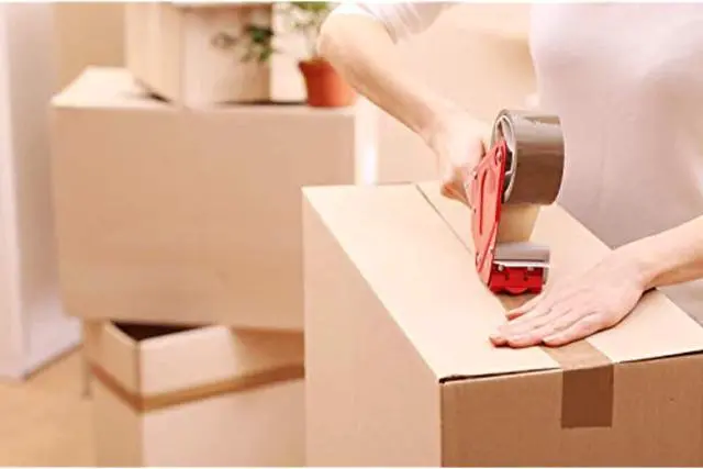 Alt view image 2 of 5 - Cst20wba Tan Packing - 2" In. X 110 Yards Per Roll (6 Rolls) - Strong Heavy-Duty Industrial Shipping Box Packaging For Moving, Office, & Storage