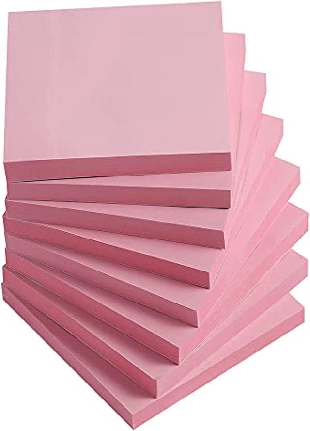 8 Pack Sticky Notes 3x3 Inches Bright Colors Self Stick Pads For Home 82  Sheets