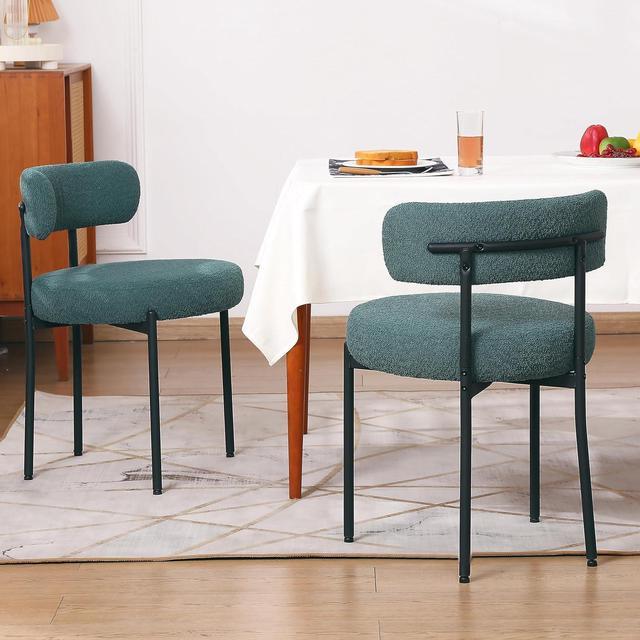 Green dining chairs black legs hot sale