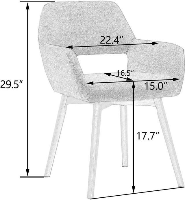 Homy grigio best sale dining chairs